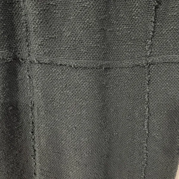 Rebecca Taylor Size 4 Sheath Dress Black Boucle Silk Lined Back Slit‎ Cap Sleeve - Image 5