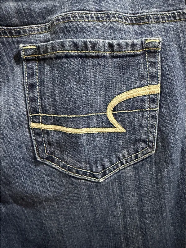 American Eagle Artist Women's Blue Denim Bootcut Jeans Size XL - Image 5
