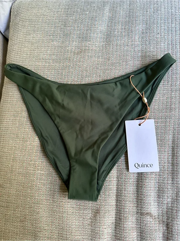 NWT Quince Low Rise bikini bottoms palm - Image 2