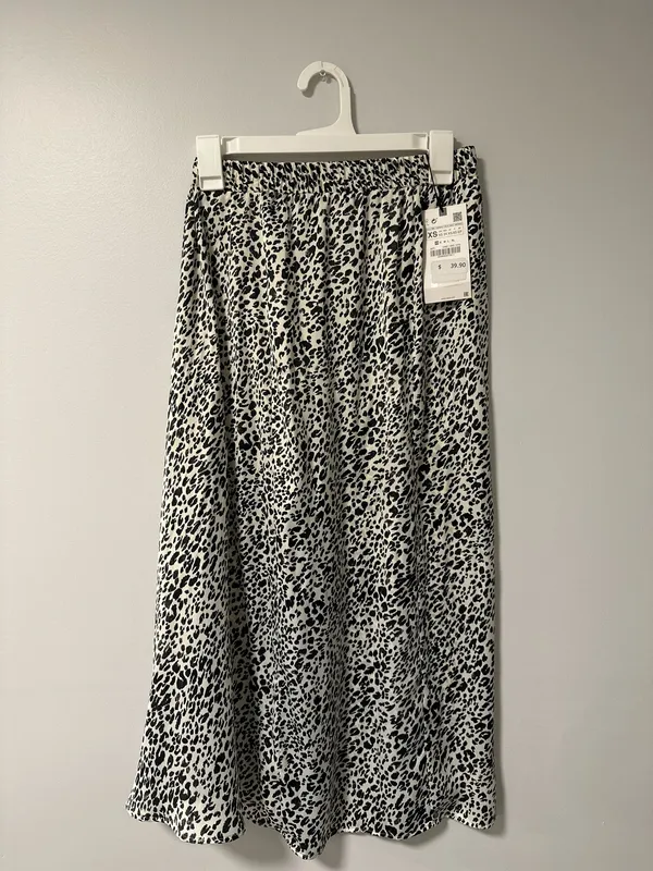 ZARA Leopard Print Skirt Maxi - Image 2