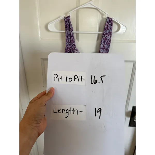 Reformation Hester purple floral sleeveless top size 0 - Image 8