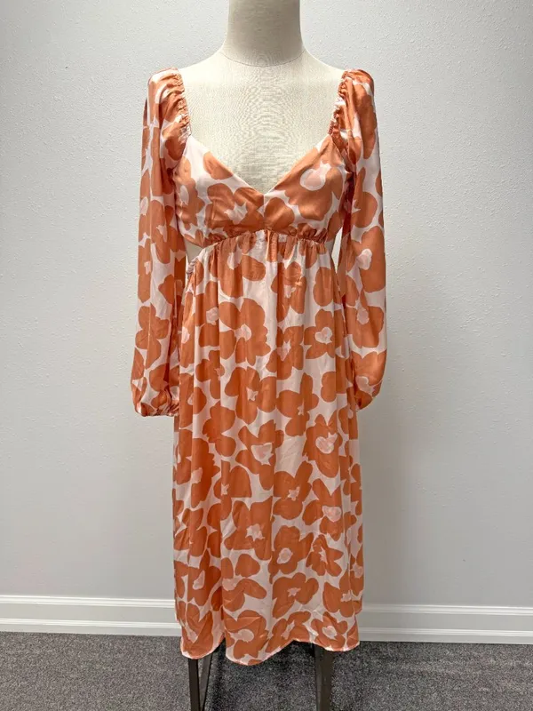 *NEW* Mittoshop Light My Love Floral Midi Dress - Image 4