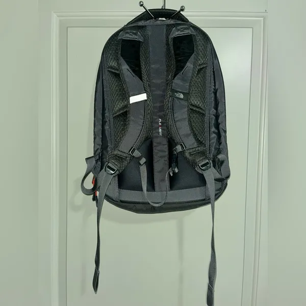 The North Face The North Face Unisex Microbyte Backpack Gray & Red Orange - Image 4