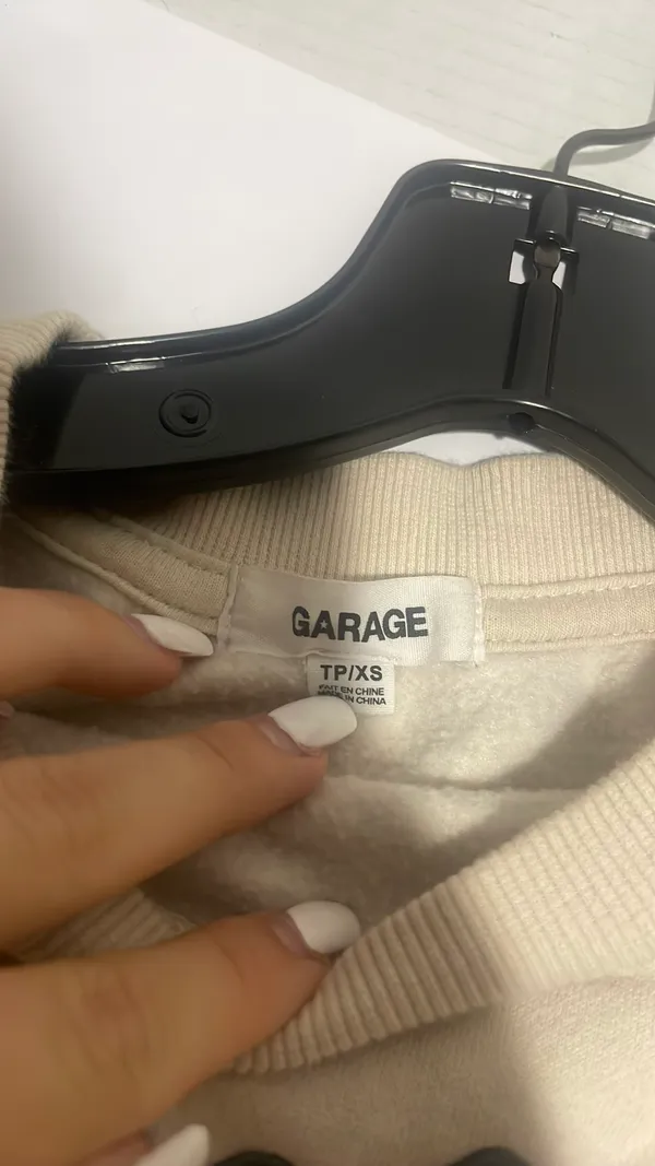 Garage Beige sweatshirt size xs - Image 2
