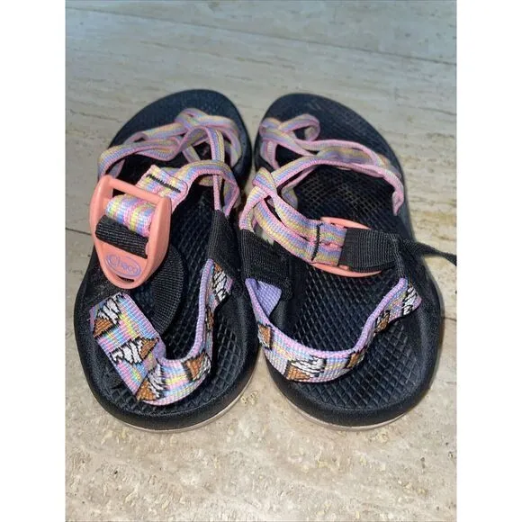 Chaco Classic ZX/2 Ice Cream Pink Pastel Double Strap Toe Sandals Women's Sz 6‎ - Image 5