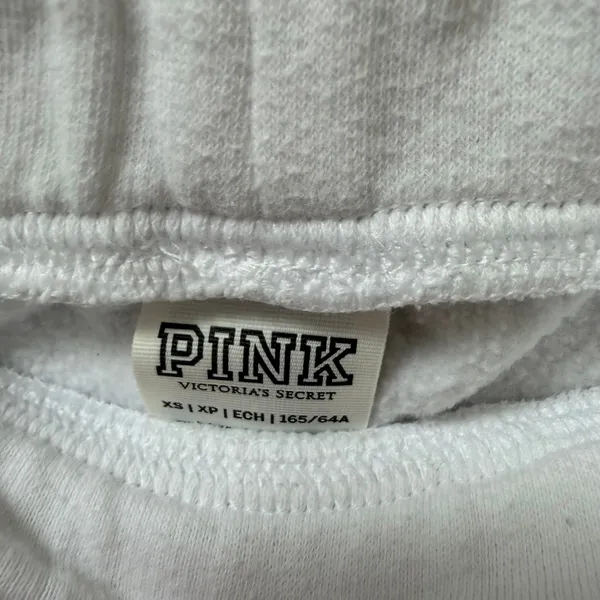 PINK Victorias Secret Sz XS Sweatpant Joggers Pastel Logo Lounge Casual - Image 3
