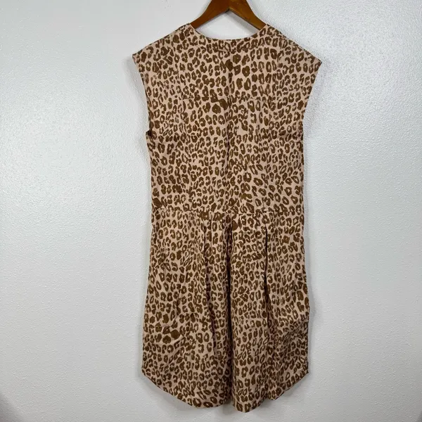 Anthropologie Pilcro Leopard Print Sleeveless Dress‎ Size Xsmall - Image 2