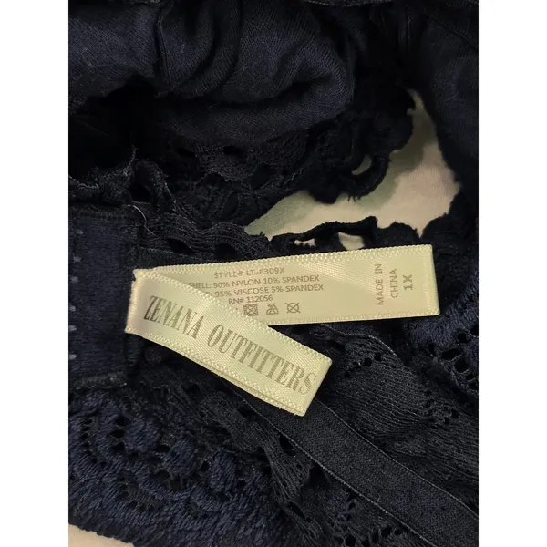 Zenana Outfitters Romantic Boudoir Bridal Cottage Lingerie Feminine Lace Bra 1XL - Image 6
