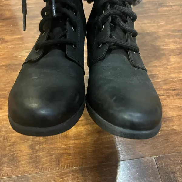 UGG Zea Waterproof Suede Wedge Boots - Image 6