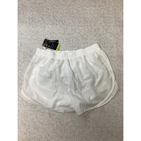 Nike Dri-FIT‎ Women White Running Shorts Standard Fit XL NWT - Image 5