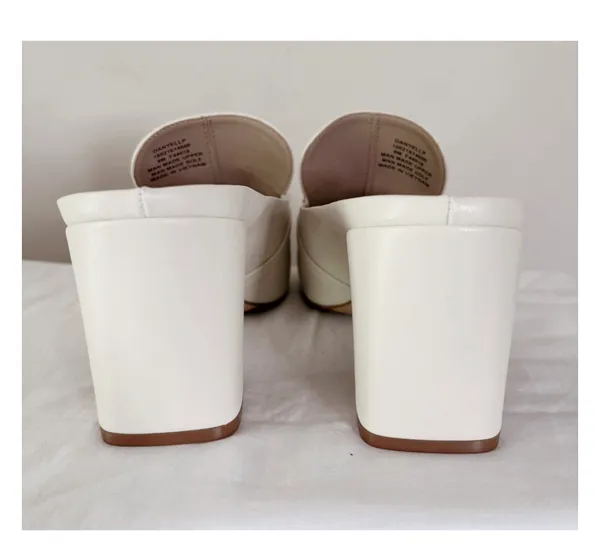 Giani Bernini Ivory slip on mules  - Image 9