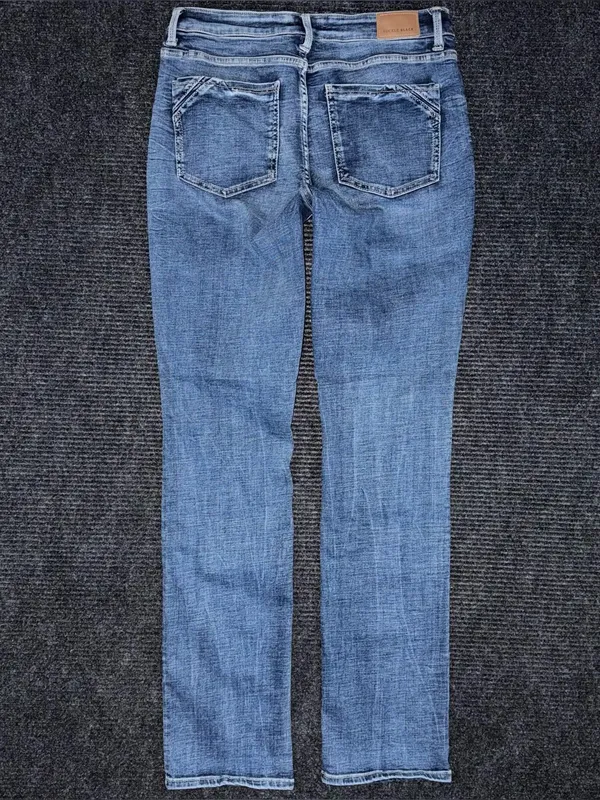 Buckle Black NWOT Fit 85 Straight Stretch Cuffed Jean Kiessel Wash 28x32 BBW1194 - Image 2