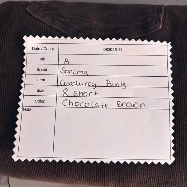 Corduroy Bootcut Pants Chocolate‎ Brown 8 - Image 12