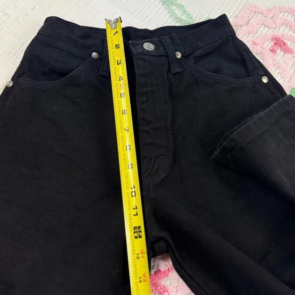 Wrangler Jeans Women 3/4x34 Black High Rise‎ Western Style Classic Denim Pants - Image 7