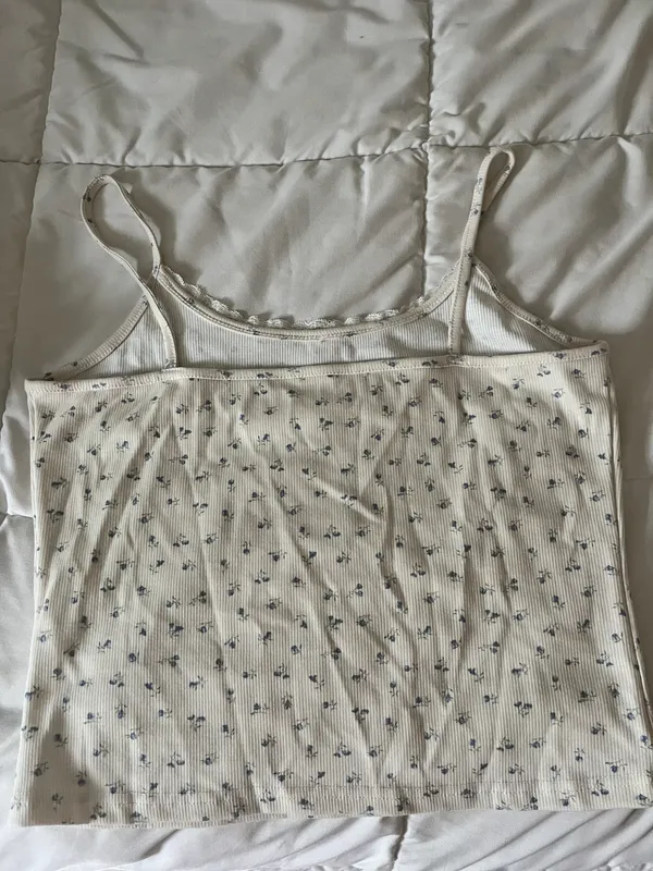 Amazon Floral Tank with Lace Trim - Image 2
