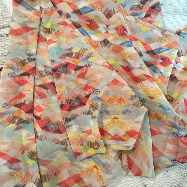 Cabi By Anthropologie‎ Top Avery Southwestern Button Down Medium Blouse - Image 11
