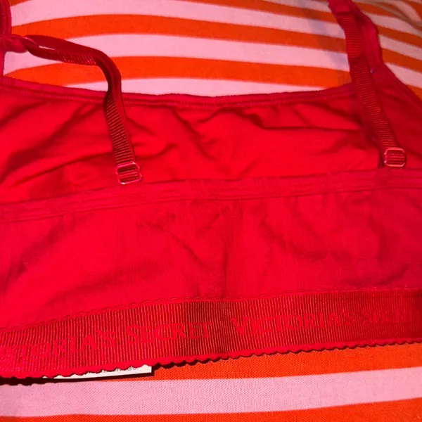 Victoria's Secret THE‎ T-SHIRT Cotton Heart Pointelle Scoop Bralette - Image 4