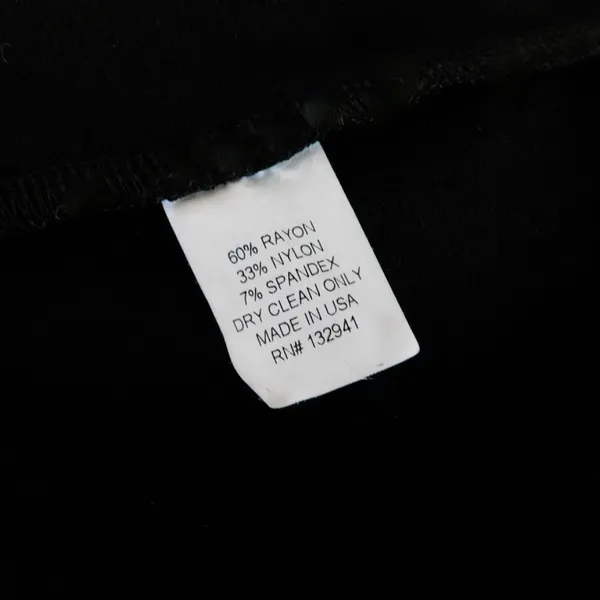 AMANDA‎ UPRICHARD Black Open Back Bow Ponte Knit Dress Sheath Classic Large - Image 11