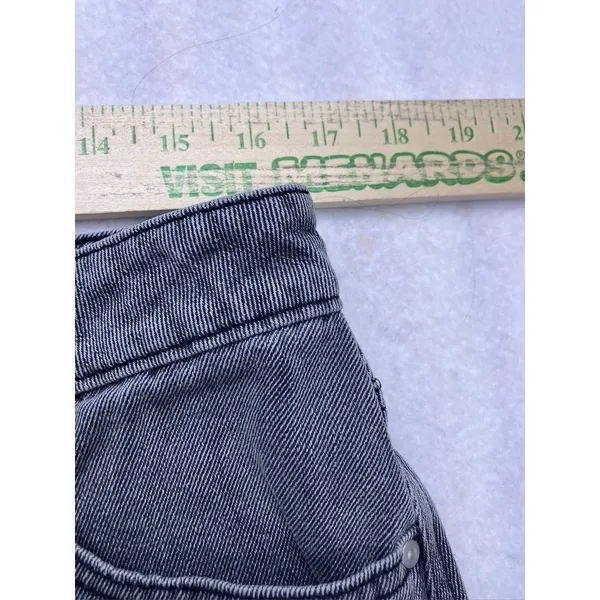 West of Melrose Denim‎ Maxi Skirt Womens 30 Gray Front Slit High Rise Long Jean - Image 3