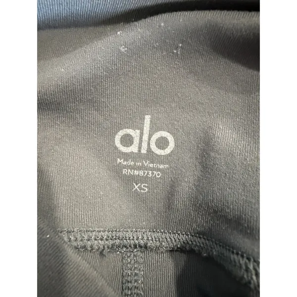 Alo Yoga High-Waist Airbrush Leggings Womens XS Anthracite Gray Activewear 4009 - Image 4