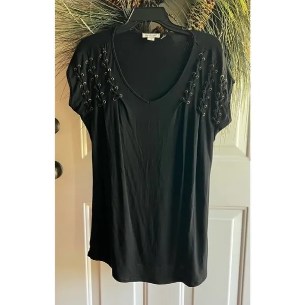 Black top by Simply Noelle, Size S/M - Image 6