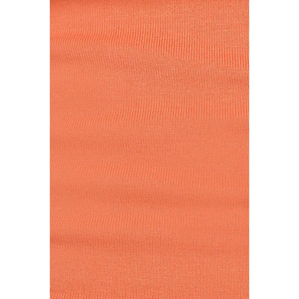 Lulus Feel Like Dancing Coral Orange Crop Top Minimalist Stretch Jersey XS NWT - Image 5