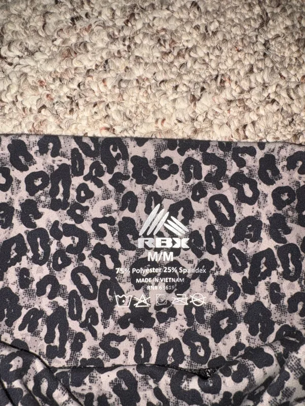 RBX Active Cheetah Active Print Leggings - Image 2