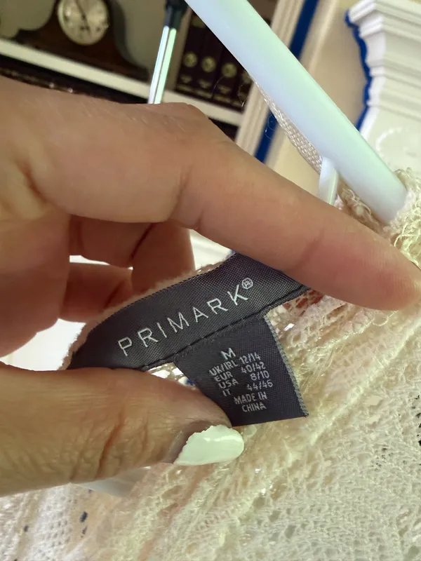 Primark Cream Crochet Cover-Up - Image 3