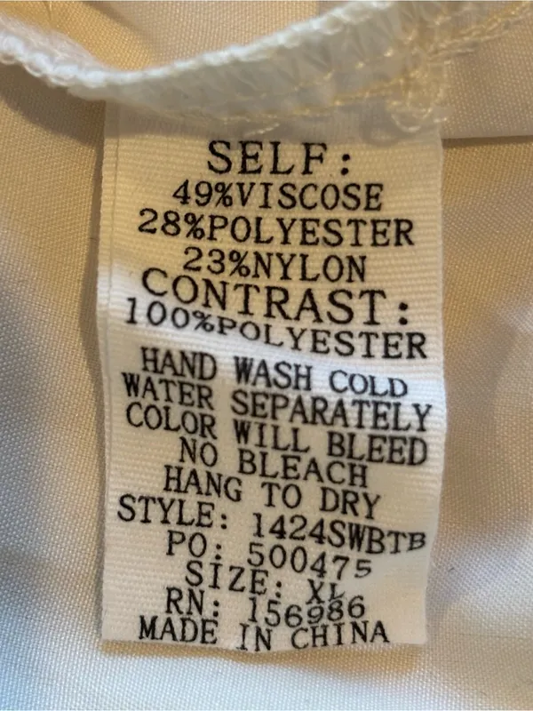 BALTIC BORN Sophie Sweater Dress Natural Tan Cream Tiered Maxi Ruffle Collar XL - Image 5