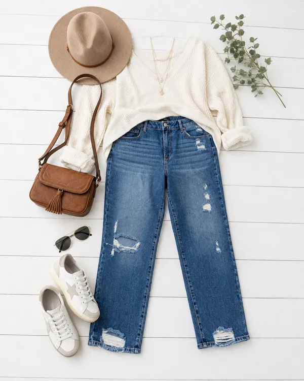 1822 Denim Ripped Jeans - Image 2