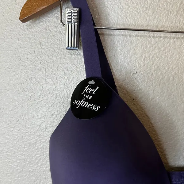 Bali Comfort Revolution Wire-Free Bra in Purple NEW XL - Image 4