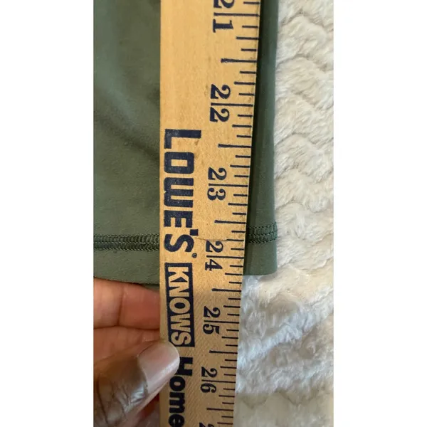 OFFLINE by Aerie Real Me Xtra 7/8 Leggings Olive Green High Rise Small 4496 - Image 6