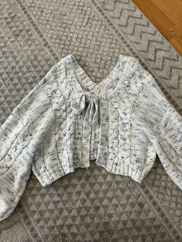 Altar'd State Sweater Knit White  - Image 2