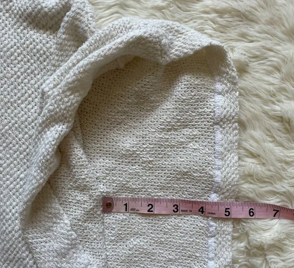 Velvet By Graham And Spencer Poncho Butterfly Sleeve Knit Pullover Cream M - Image 11