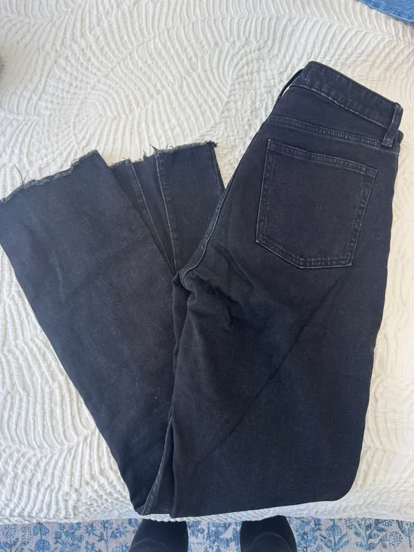 Abercrombie Curve Love Split-hem Jean - Image 4