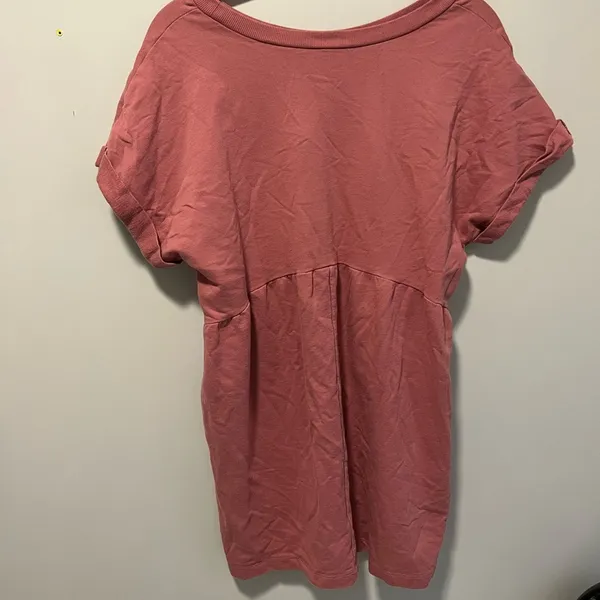 Pink t shirt dress - Image 2