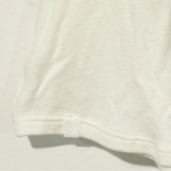Lululemon Plus Size 14 Hold Tight Cropped Tank Top Soft Ribbed White - Image 5