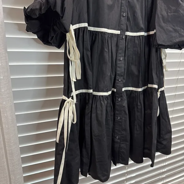 Vestique Dress with tie detail - Image 2