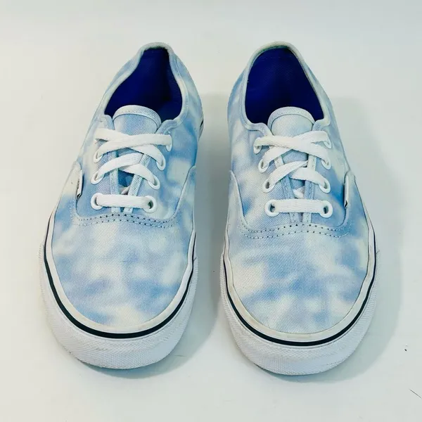 Vans Authenitc Tie Dye Blue and White size 6.5 - Image 3
