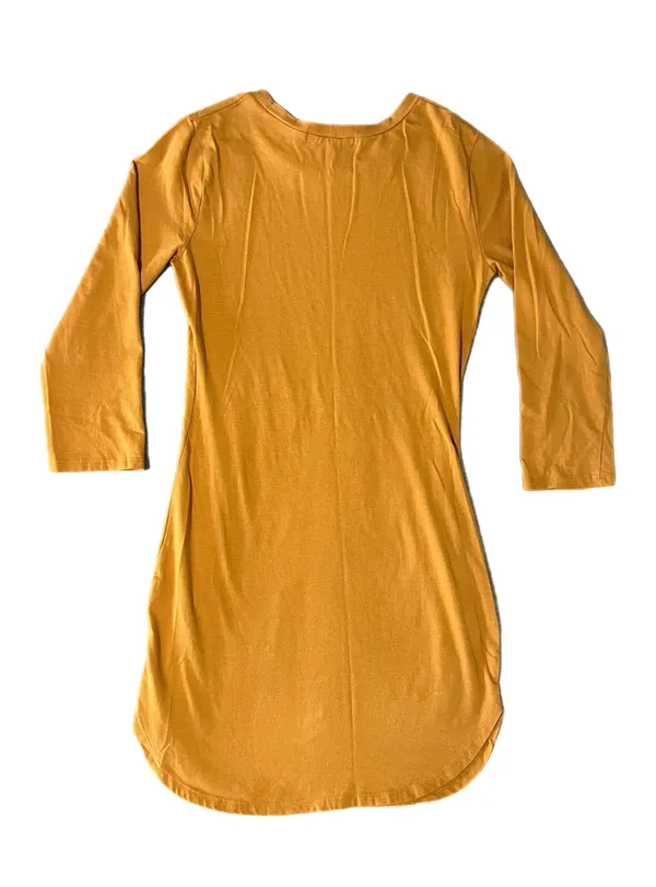 🧡 Derek Heart Golden Orange Bodycon Dress - Image 6