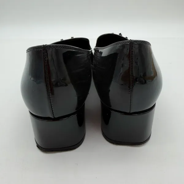 Saint Laurent Elegant Patent Leather Tassel Accents Pumps Women's Size 7 IT 37 - Image 6