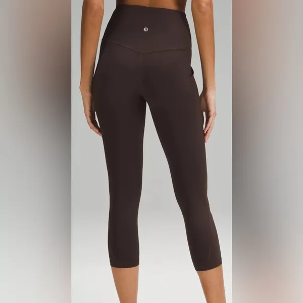 lululemon athletica Black Leggings with Breathable Fabric and High-Waist Design - Image 2