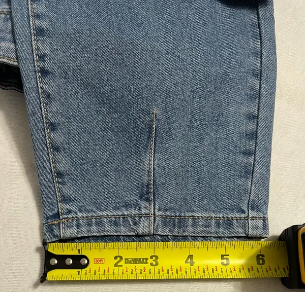 Wonder Nation Girls Barrel Jeans High Rise Adjustable Waist Size 12 NEW Med Wash - Image 12