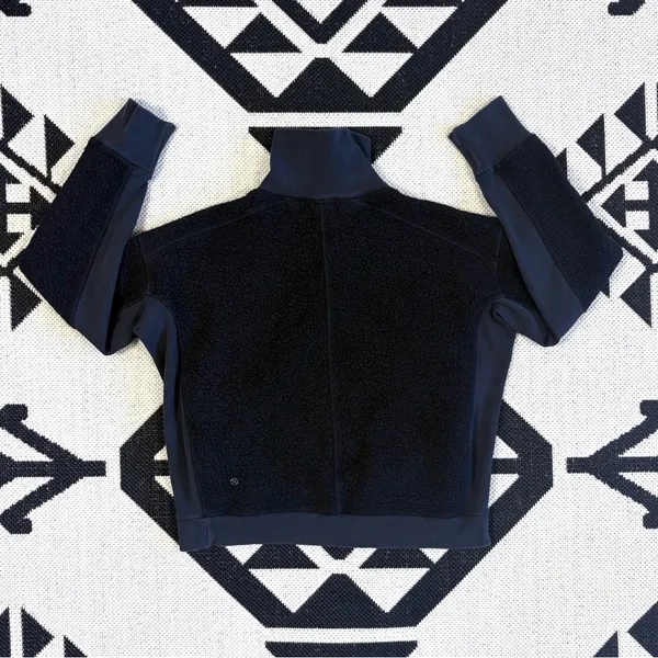 Lululemon Stand Out Sherpa Half Zip Pullover in Black - Image 6