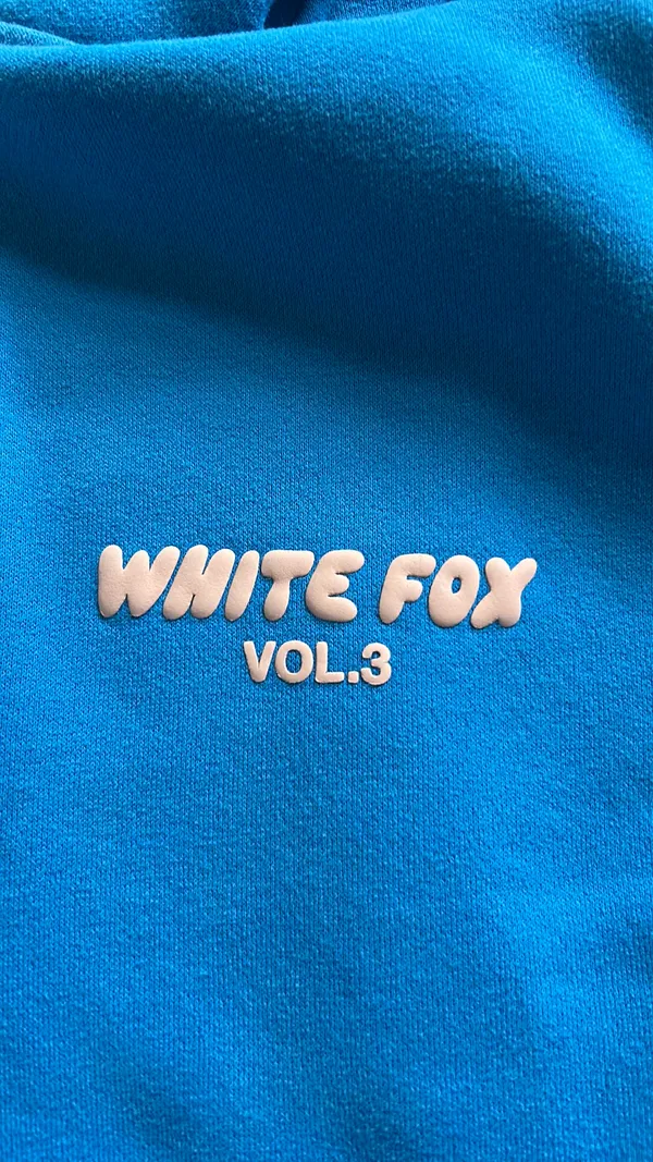 White Fox Boutique Hoodie Blue - Image 3
