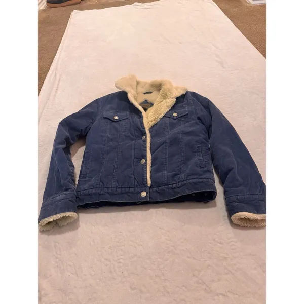 Austin CLOTHING Co corduroy Sherpa Jacket Size S Women’s - Image 2