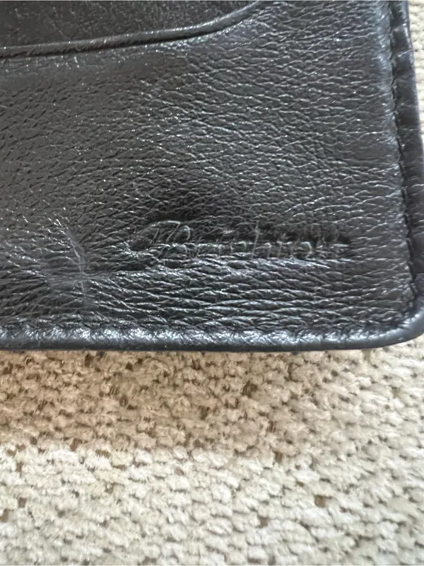 Vintage Y2K Brighton Black Leather Snap Closure Accessory with Silver - Image 14