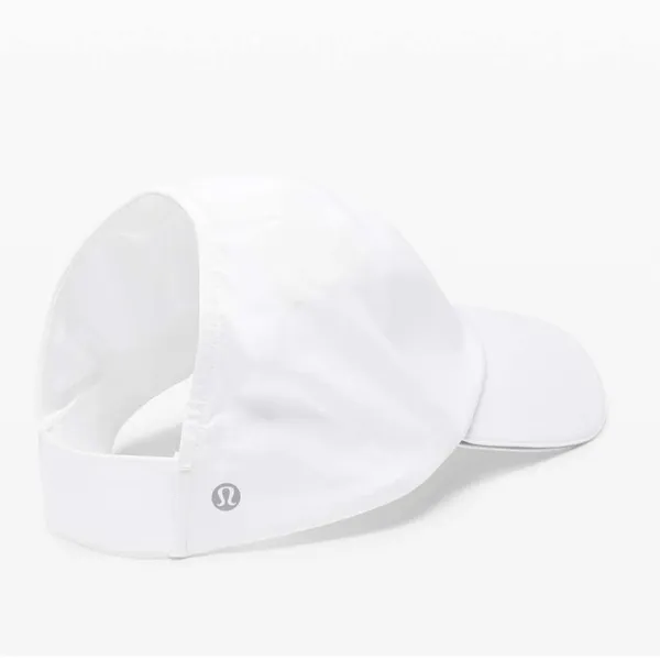 Lululemon Fast and Free Running Hat Women OS White Performance Athletic‎ Cap - Image 11
