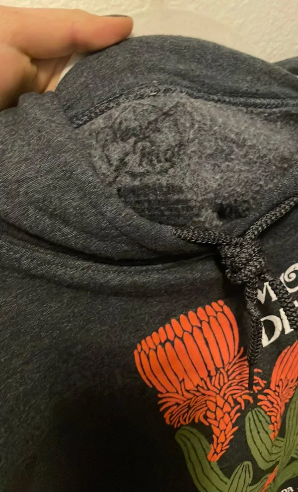 Hoodie Gray Size L - Image 2