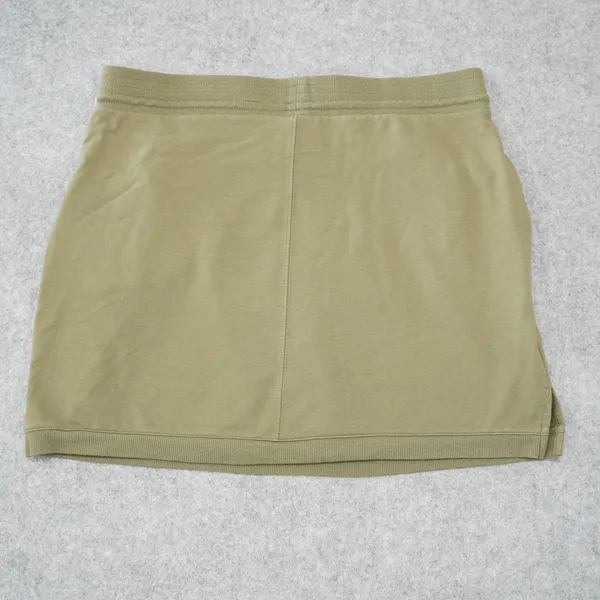 Isis Women's Size M Skirt Olive Green Drawstring French Terry Casual Athleisure - Image 5